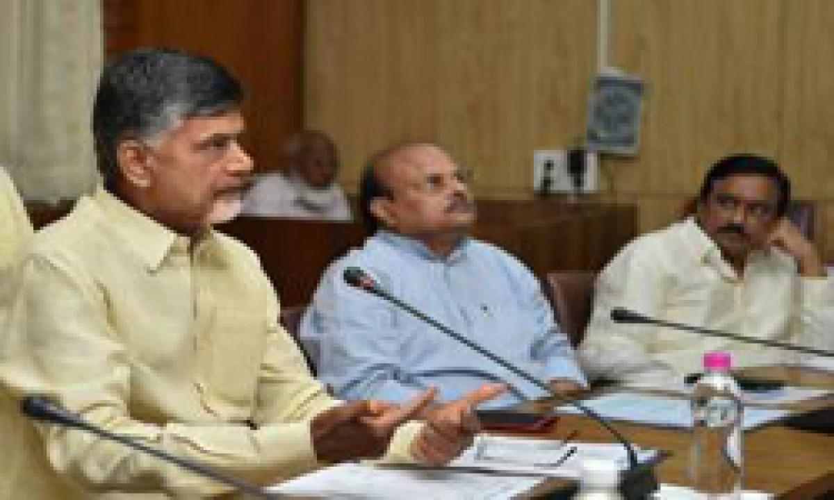 Yanamala discusses employee issues with Chandrababu